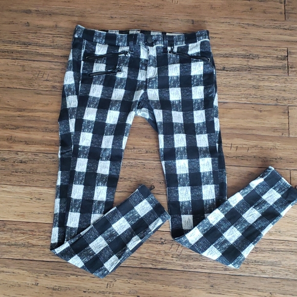 Rag & Bone Buffalo Check Skinny Jeans - Picture 2 of 10
